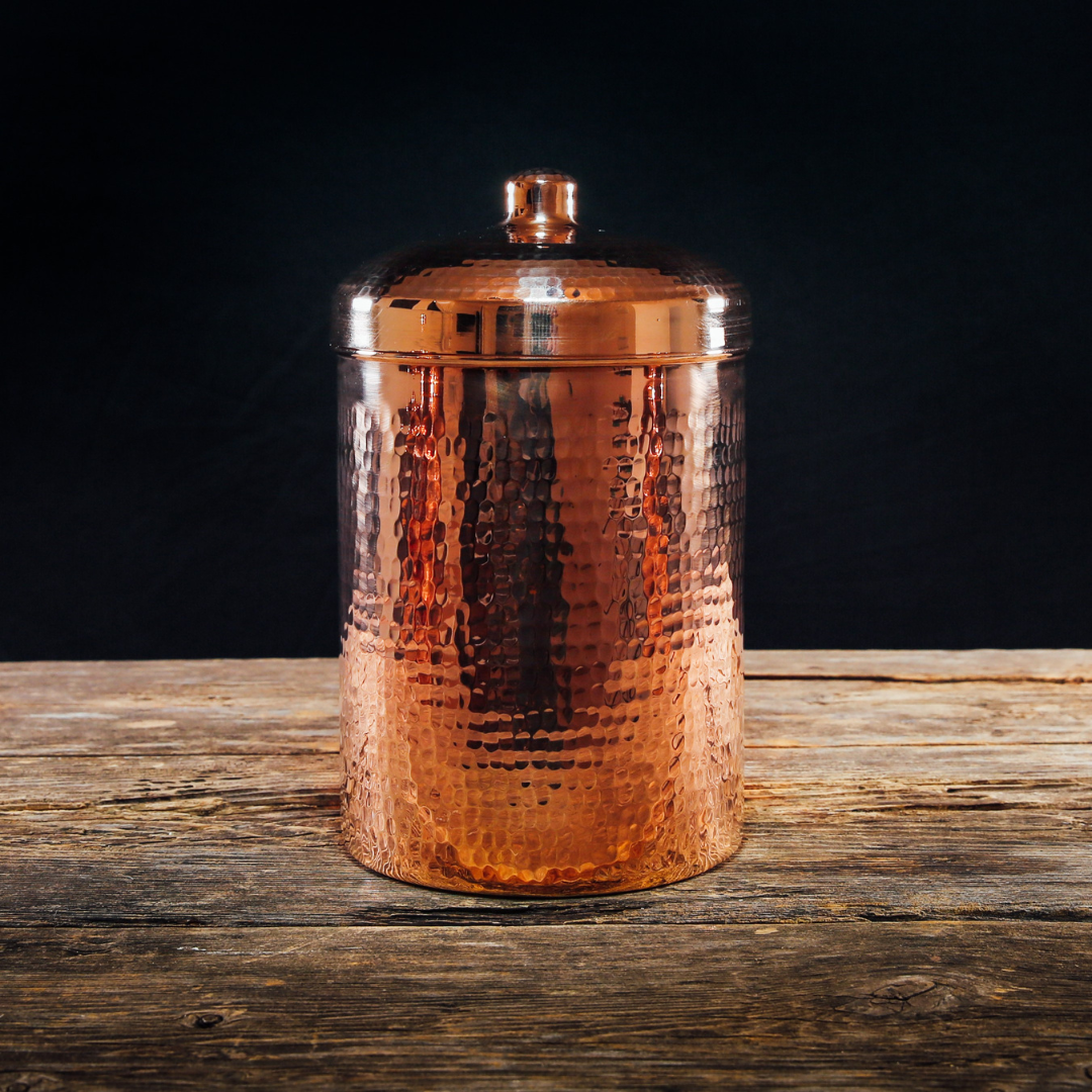 Copper Kitchen Canisters | Large Set, 2 Pieces-zoom-4