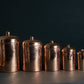 Copper Kitchen Canisters | Complete 5-Piece Set