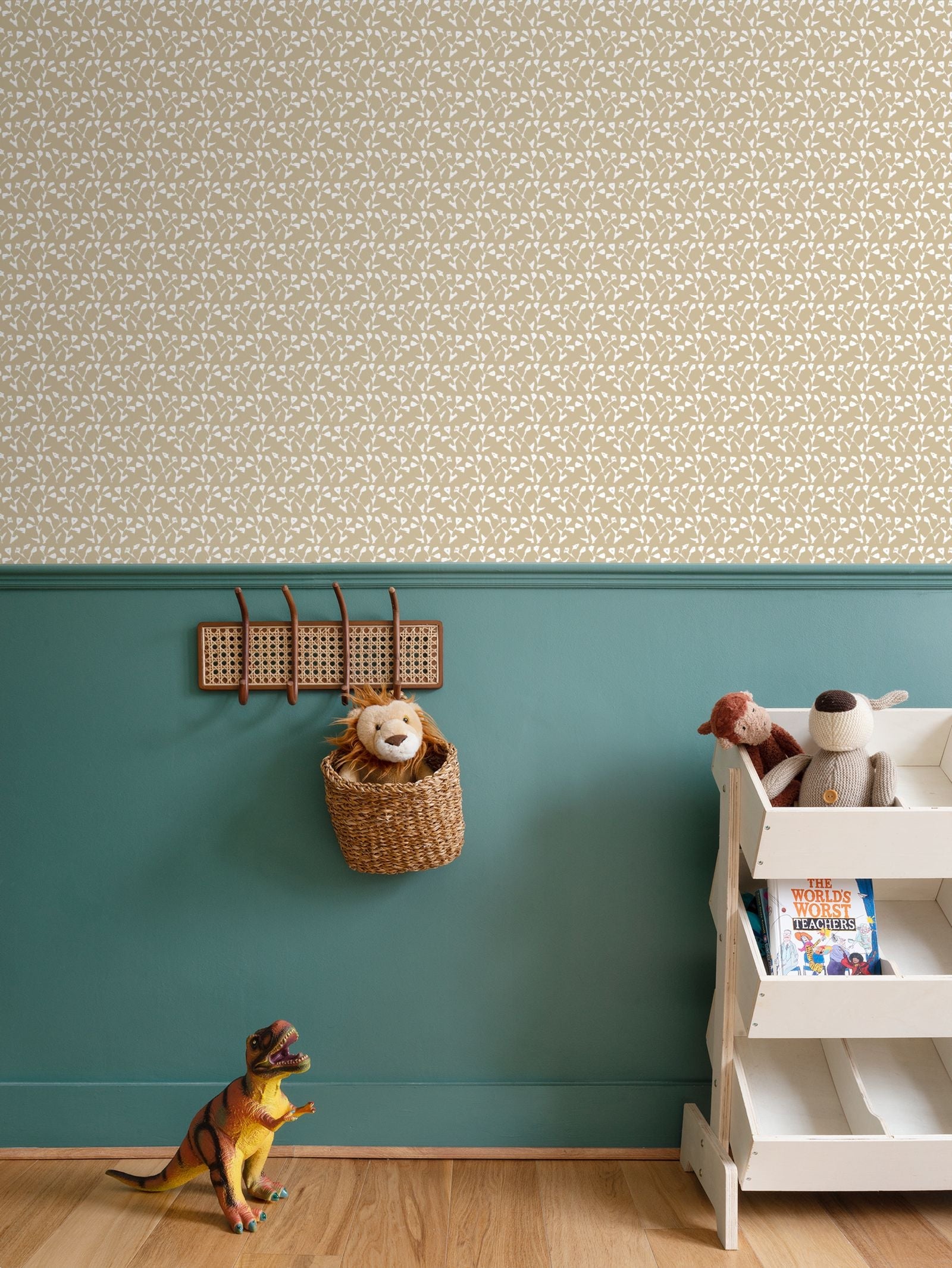 Genevieve Wallpaper (Linen) – Handmade & Digitally Printed