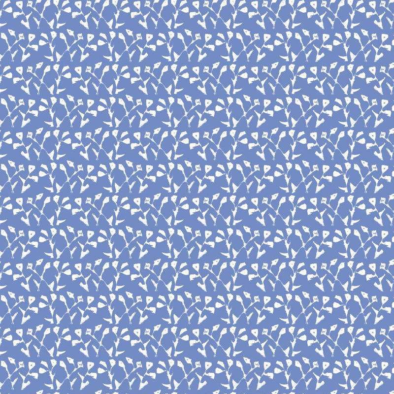 Genevieve Fabric (Blue) – Custom Cotton Linen Blend-zoom-