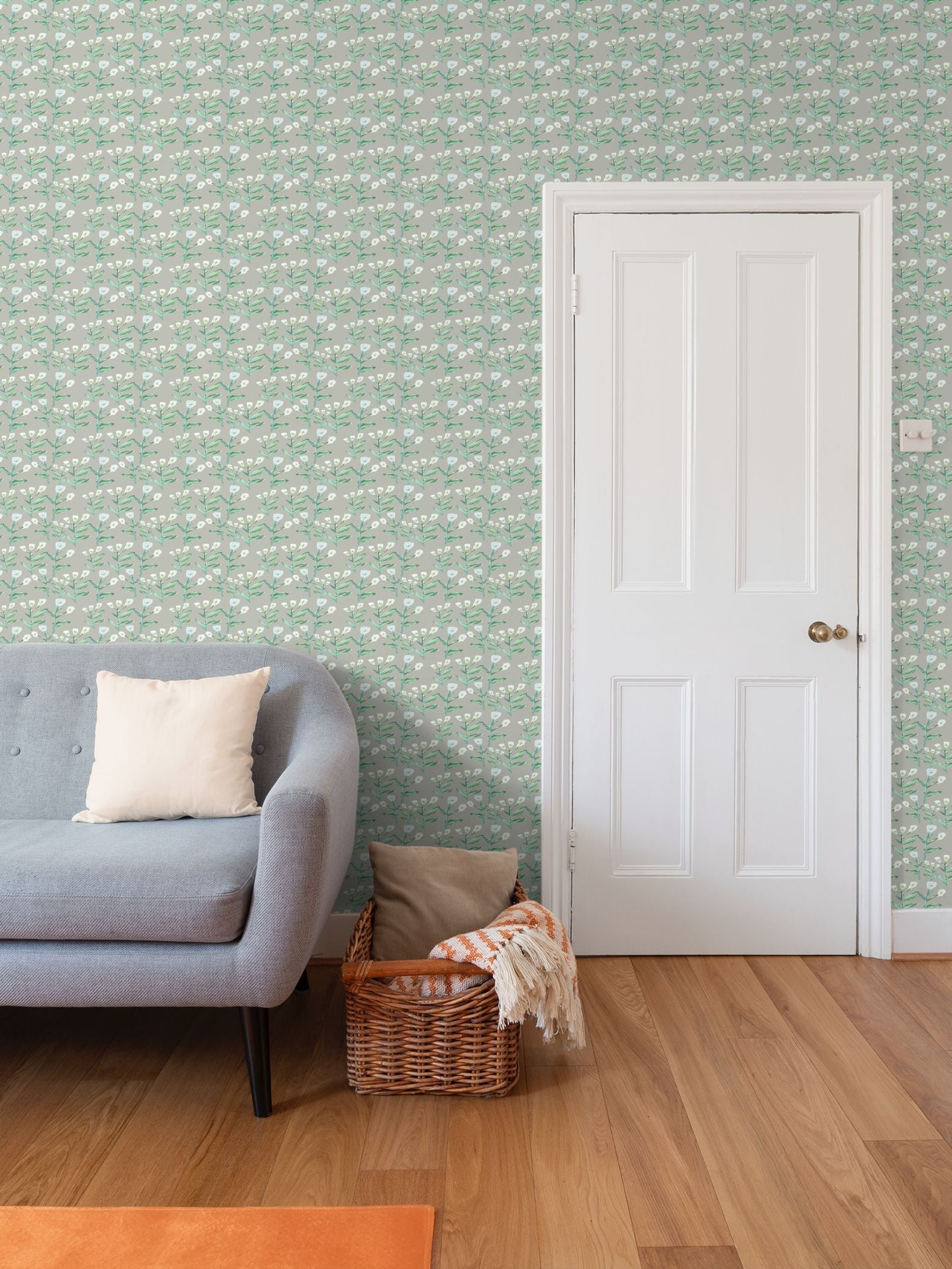 Sydney Wallpaper (Moss) – Handmade & Digitally Printed-zoom-4