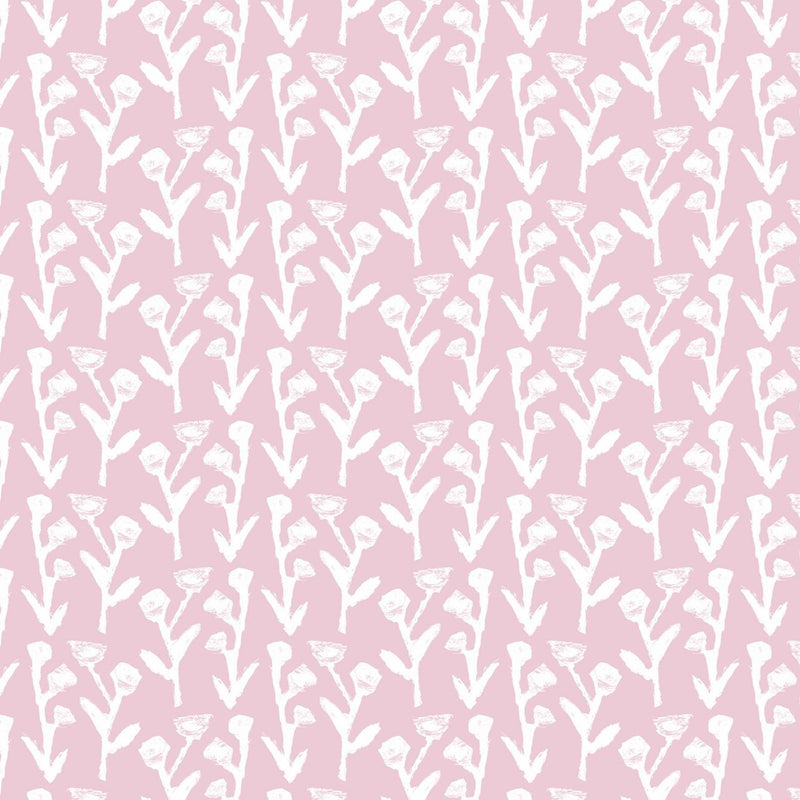 Ivy Manor Fabric (Ballet Pink) – Custom Cotton Linen Blend-zoom-