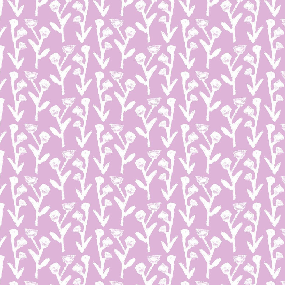 Ivy Manor Wallpaper (Lilac) – Handmade & Digitally Printed