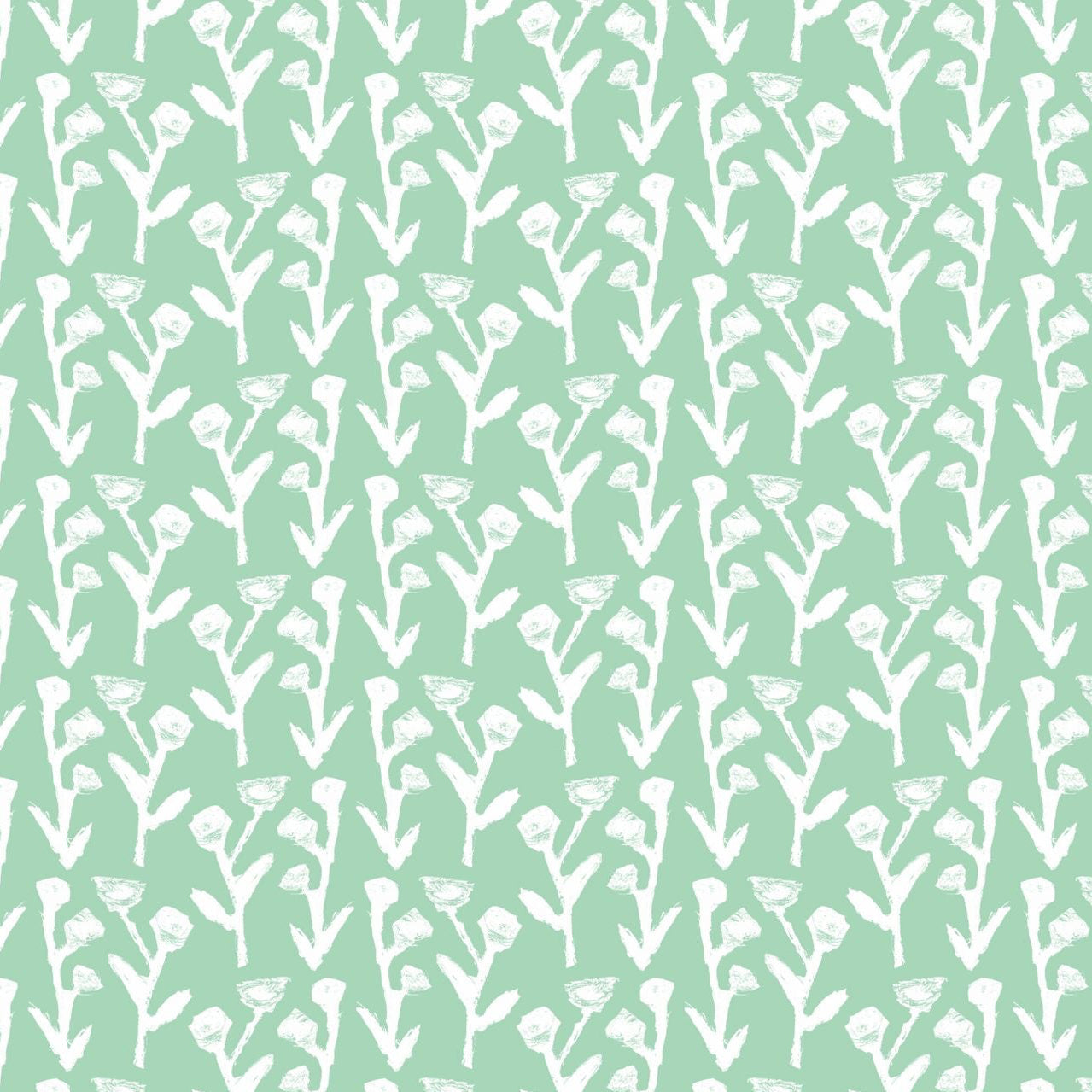 Ivy Manor Wallpaper (Mint) – Handmade & Digitally Printed