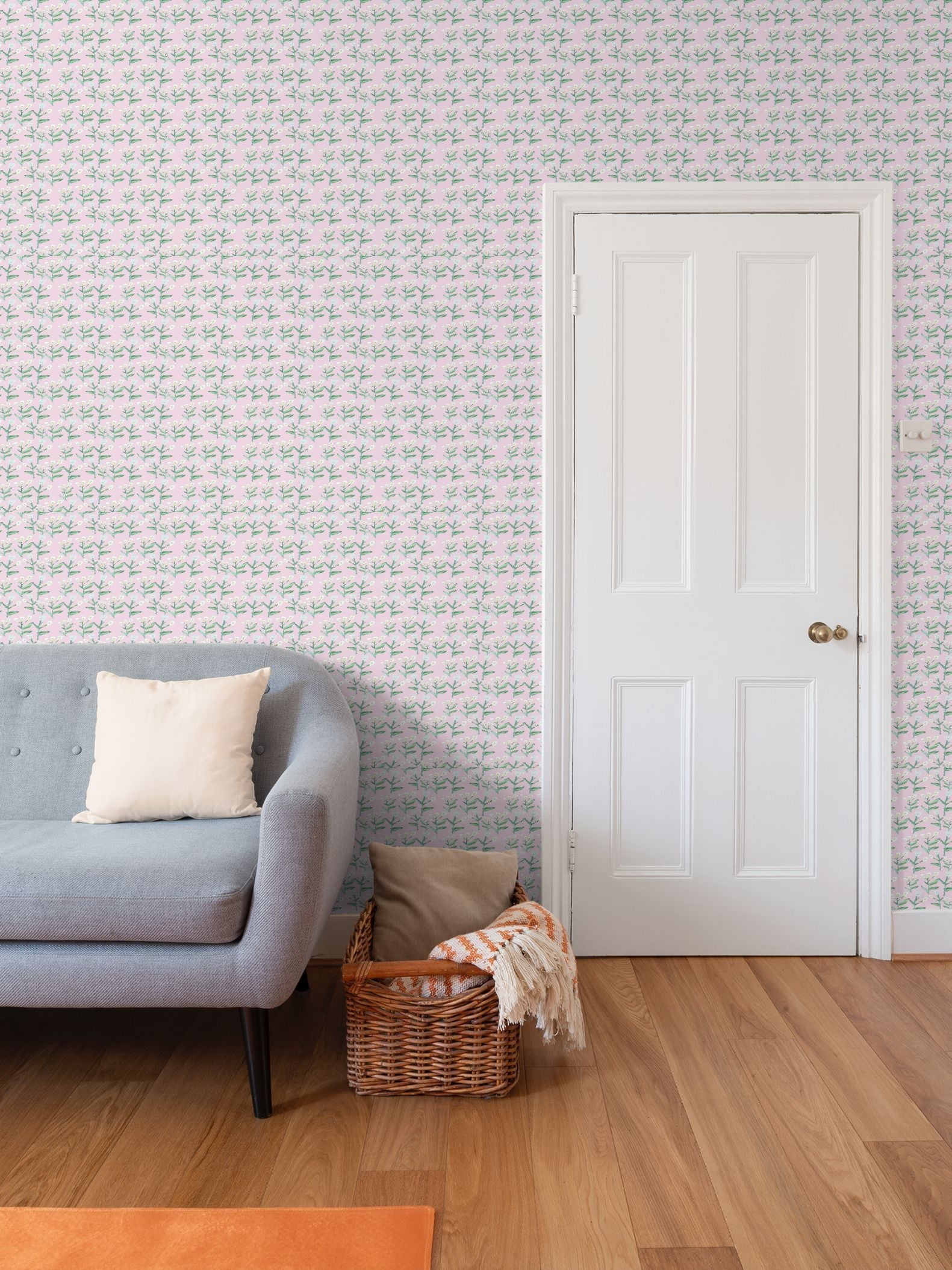Sydney Wallpaper (Tulip Pink) – Handmade & Digitally Printed