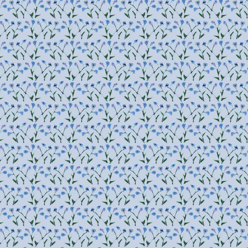 Genevieve Fabric (Periwinkle Multi) – Custom Cotton Linen Blend-zoom-