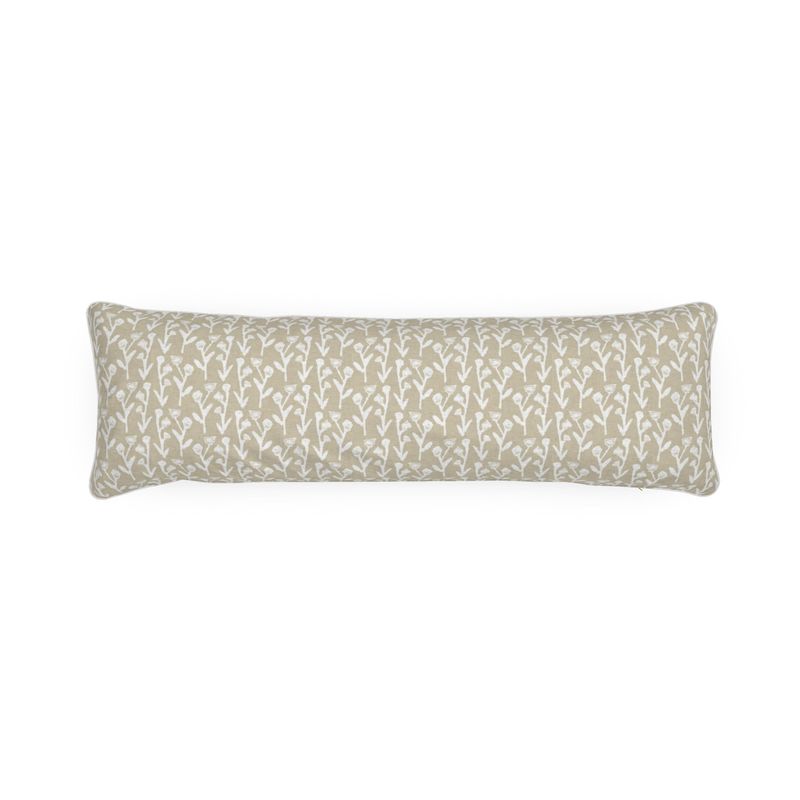 Ivy Manor Bolster Pillow in Oat-zoom-1