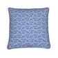 Genevieve Throw Pillow in Blue