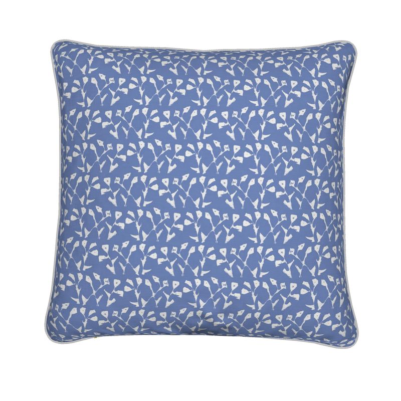 Genevieve Throw Pillow in Blue