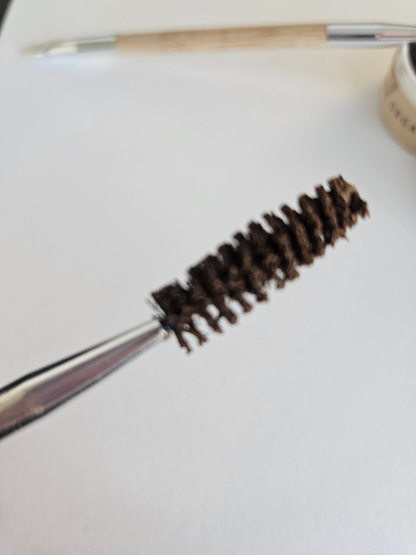Eco Friendly Double Sided Bare Wood Brow & Mascara Brush