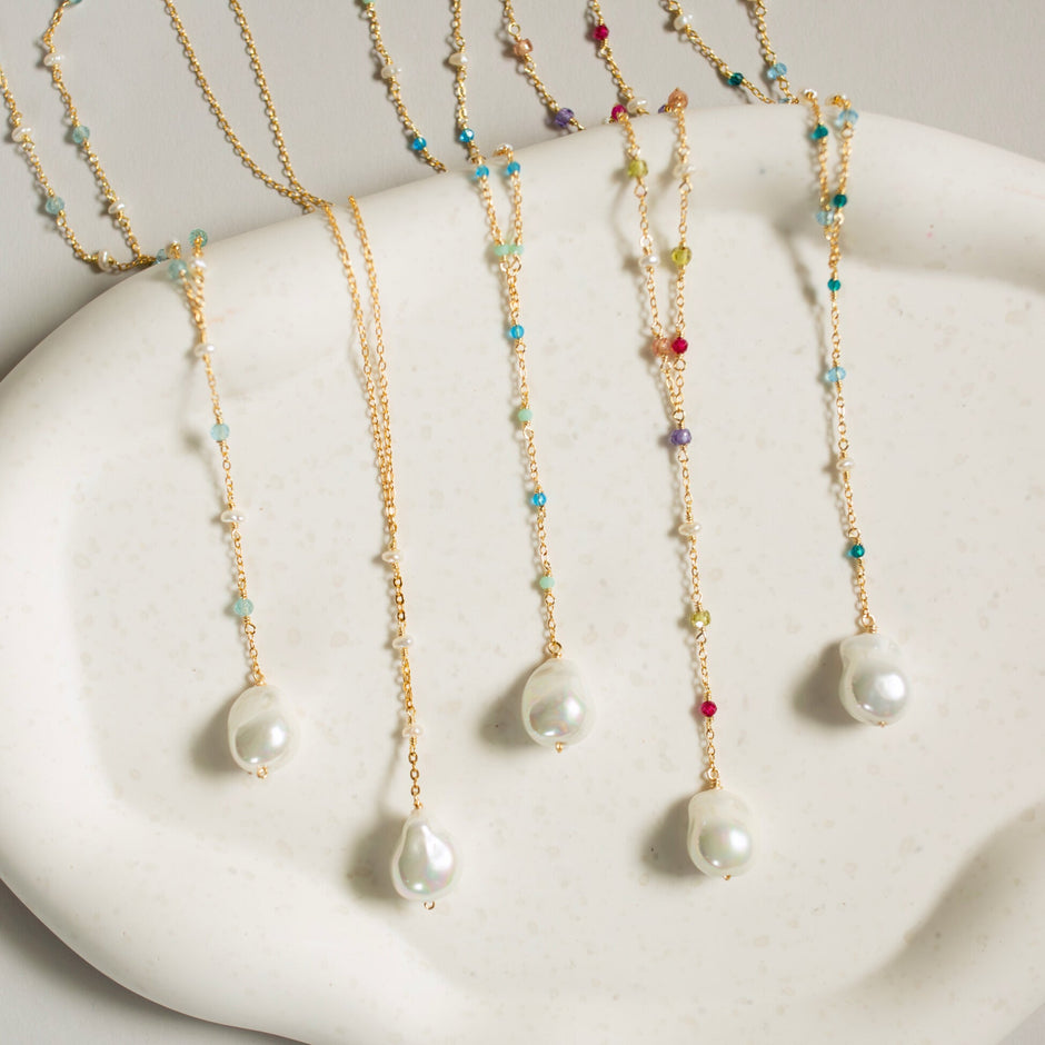 Pearl Gossamer Necklaces - Aware House - PARKEN JEWELRY -