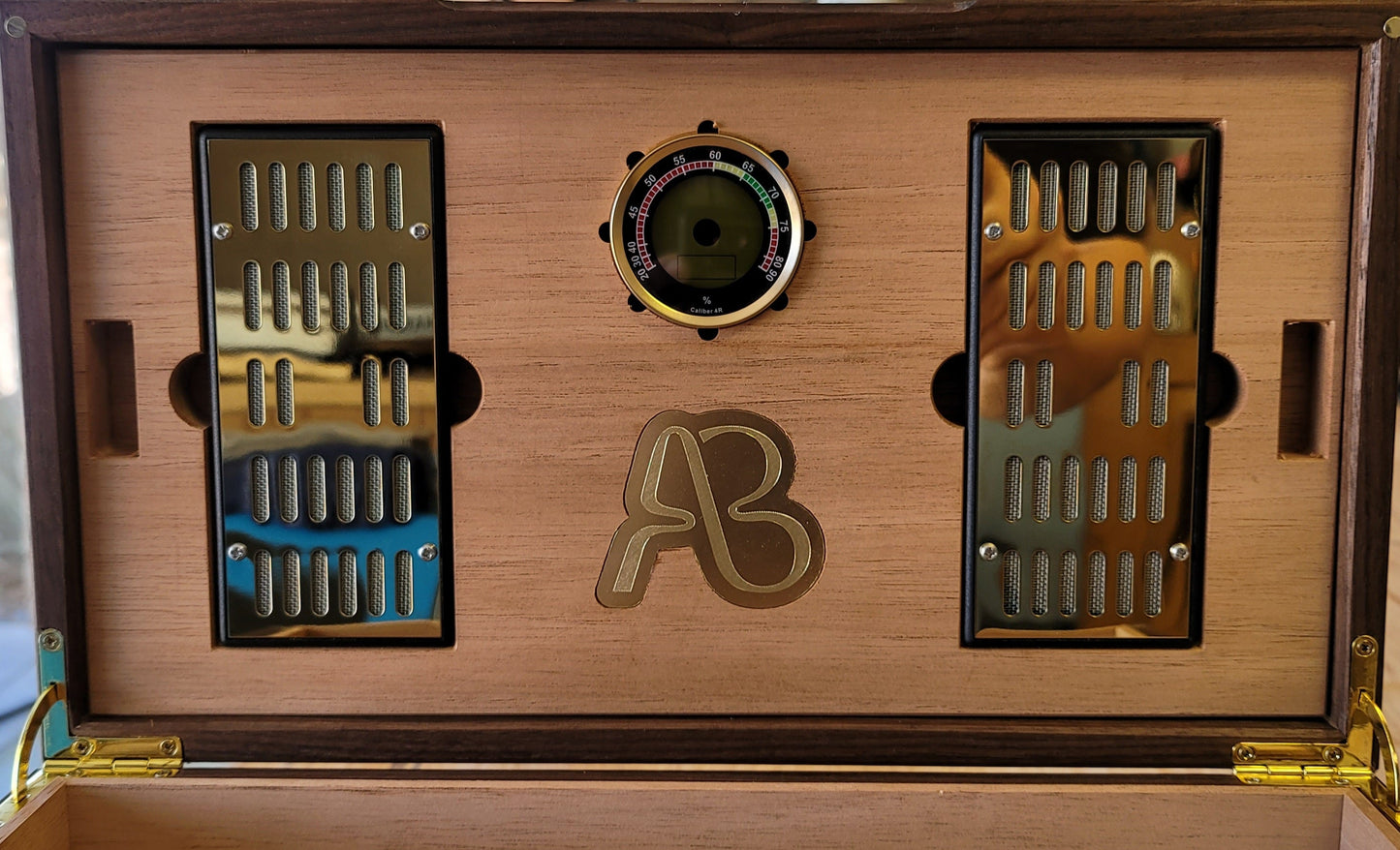 Cigar Humidor | Zebrawood with Spanish Cedar Lining | 80 Capacity