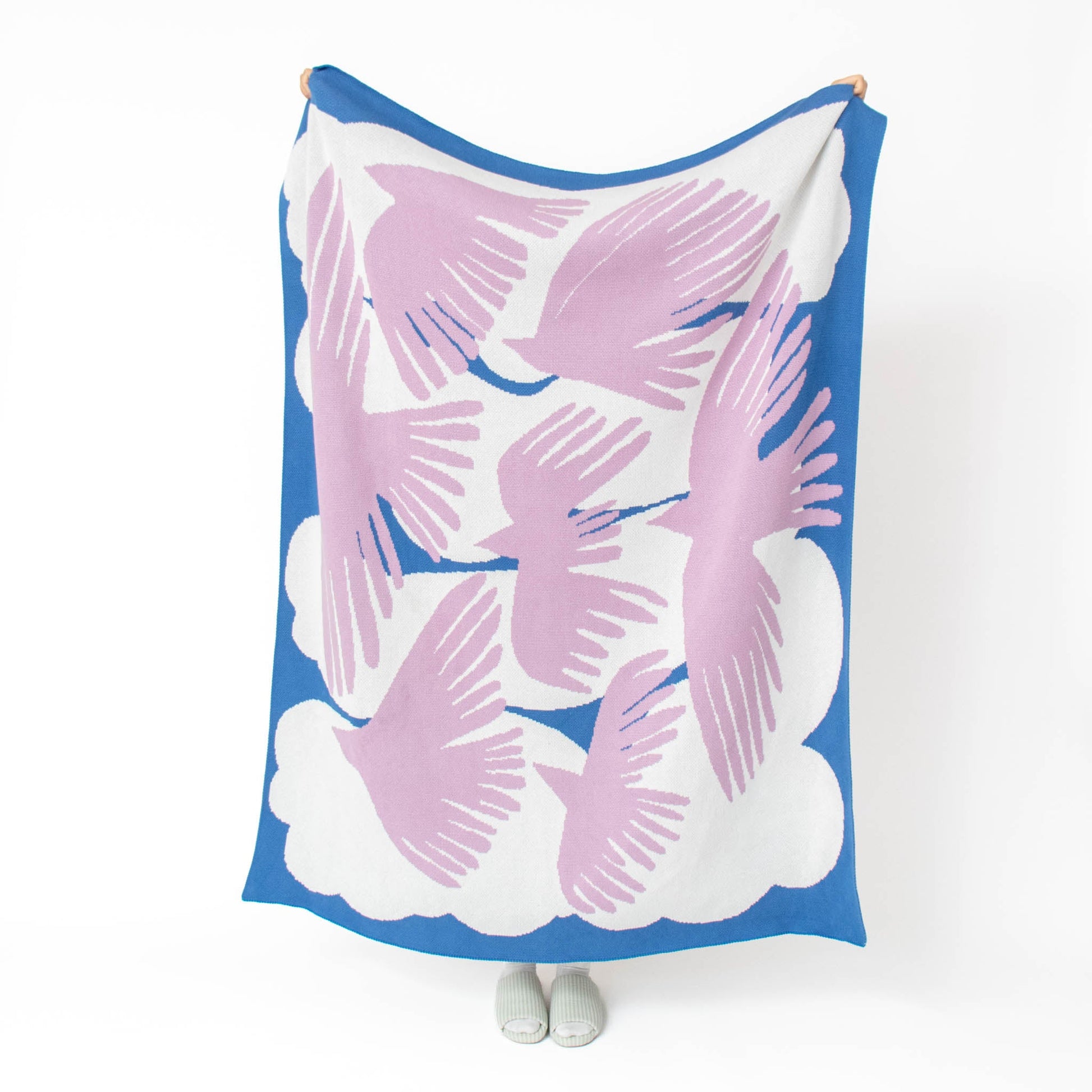 Crows Throw Blanket-1