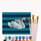 Swan Paint by Numbers Kit