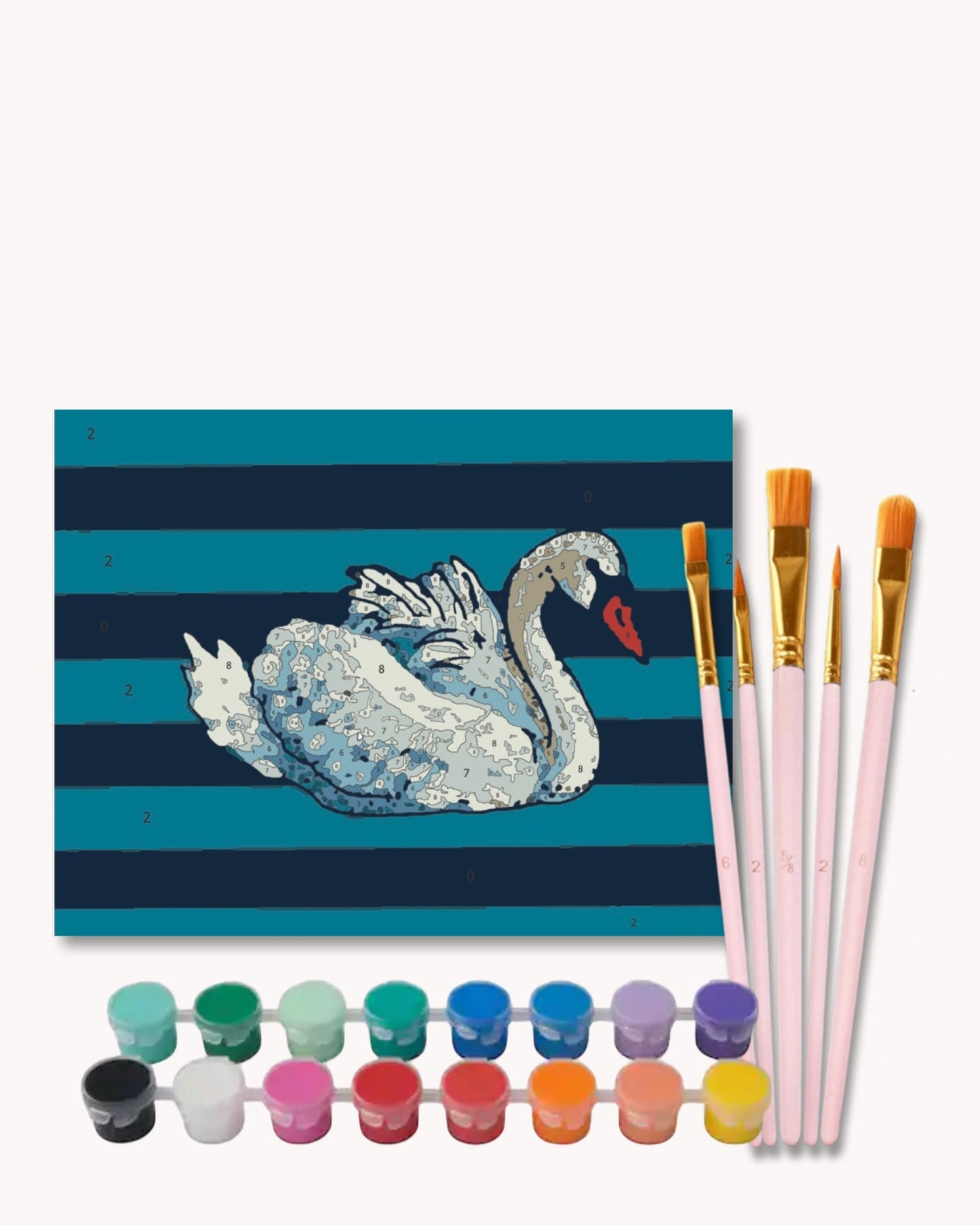 Swan Paint by Numbers Kit