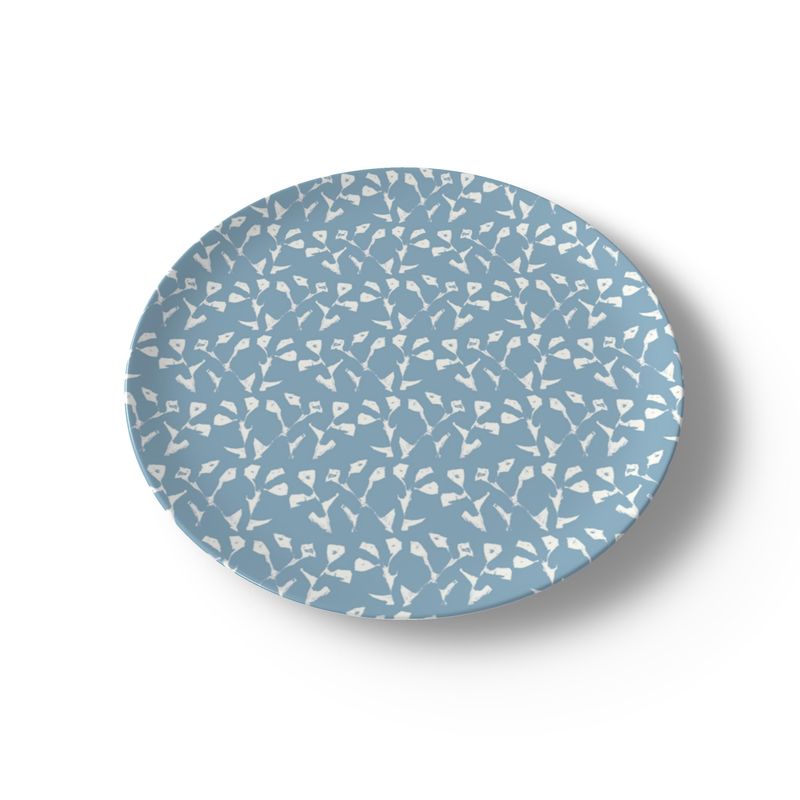 Holiday Blue Genevieve China Plate