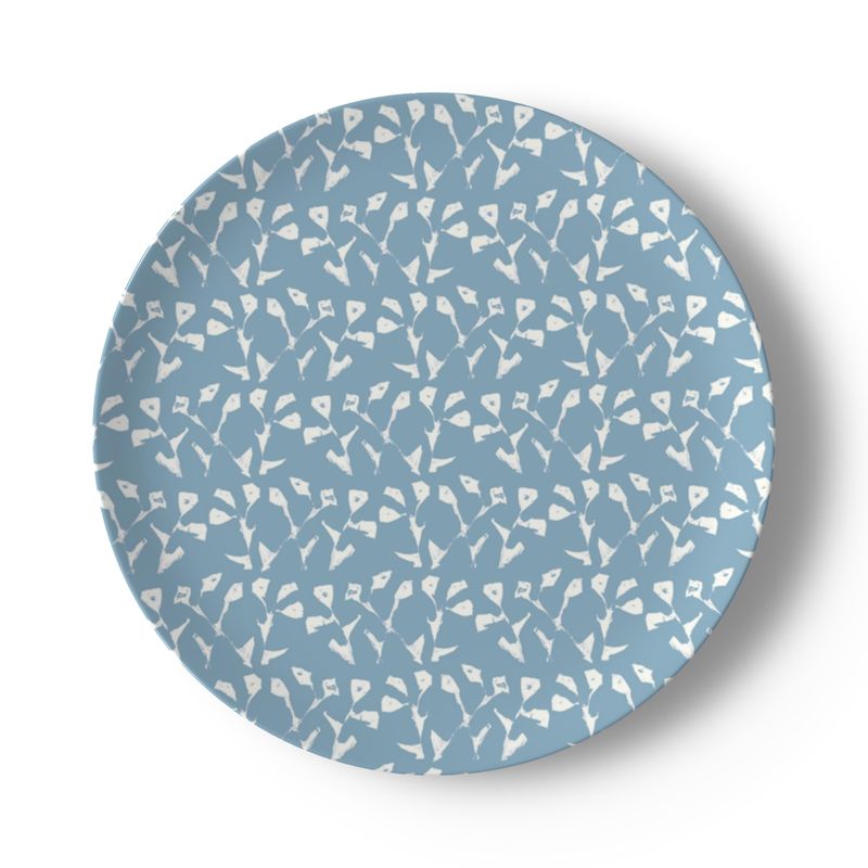 Holiday Blue Genevieve China Plate