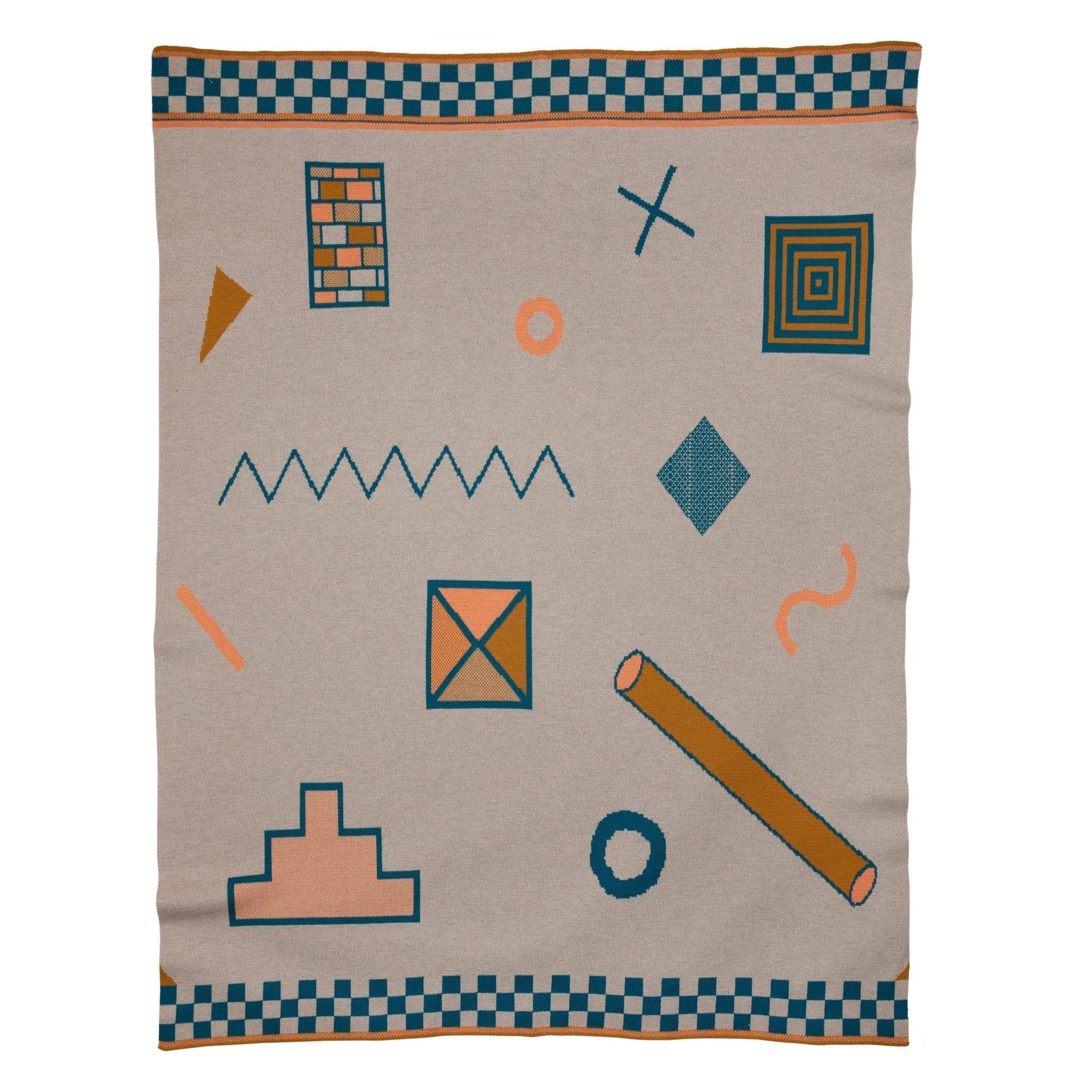 Shapes Throw Blanket-zoom-5