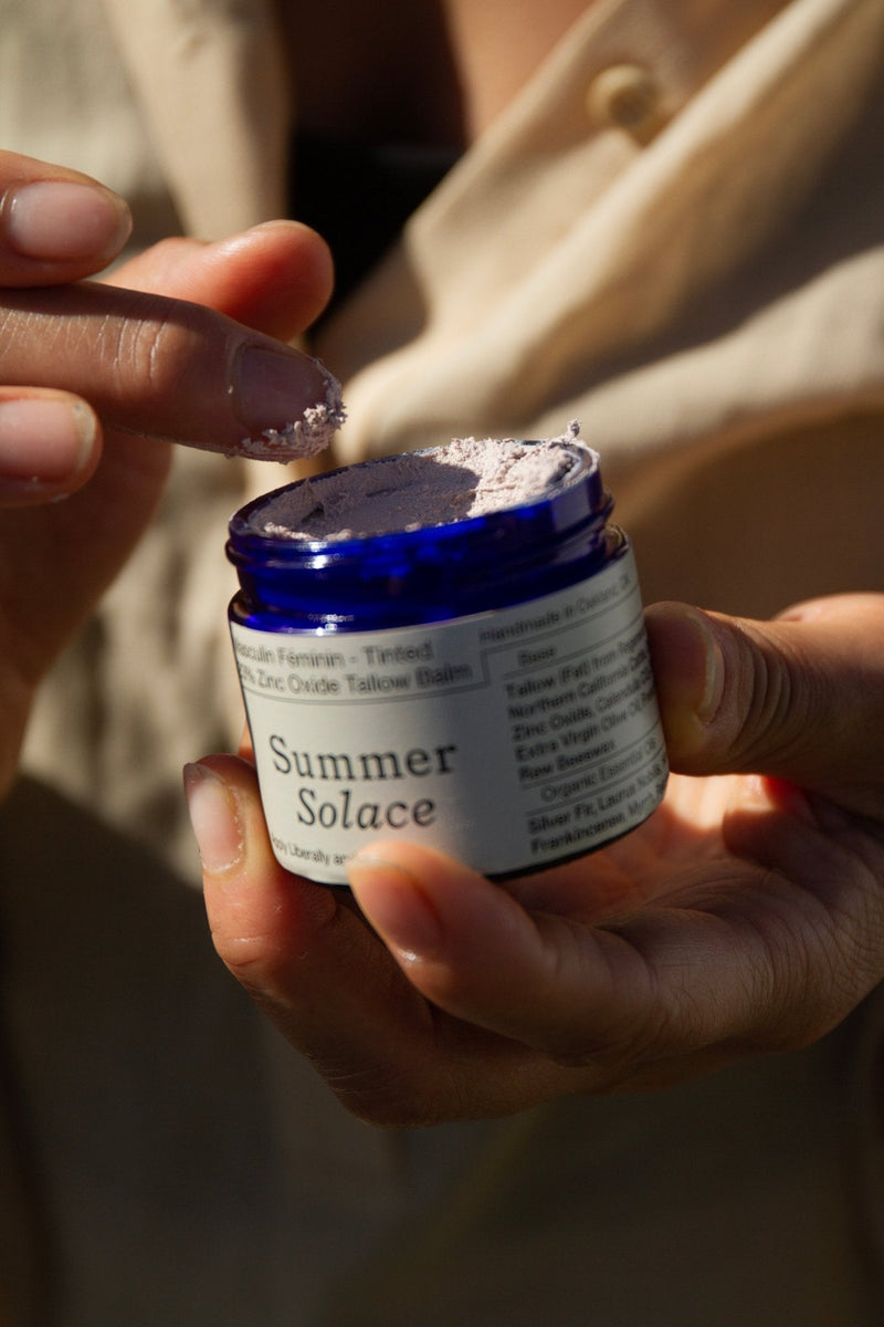 23% Non-Nano Zinc Tinted Tallow Balm | Scented-zoom-