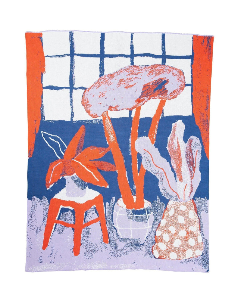 House Plants Throw Blanket-zoom-