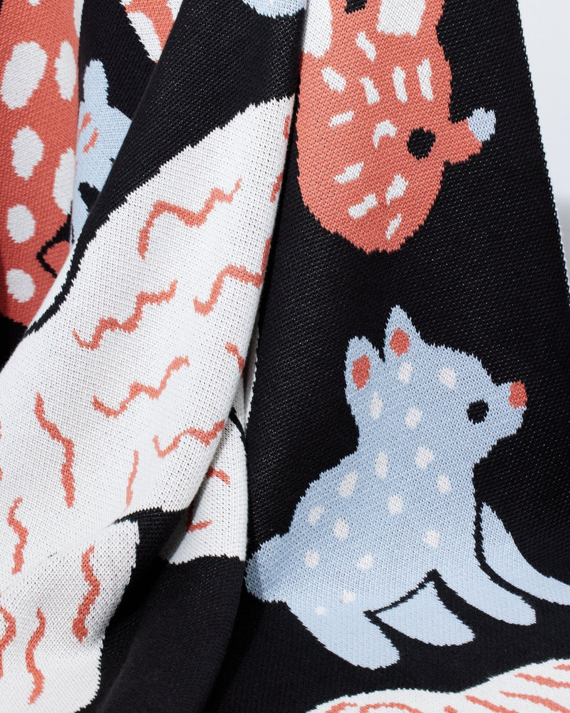 Bow Wow Baby Blanket-zoom-