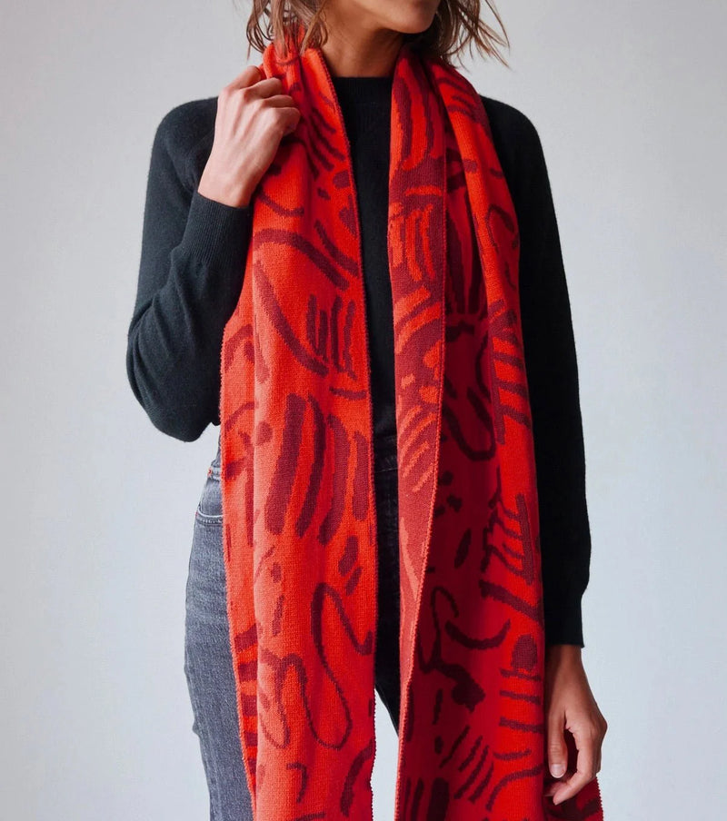 Organic Cotton Fold Scarf-zoom-