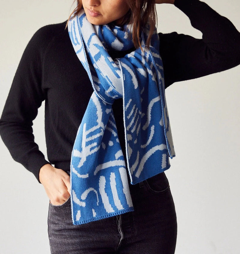 Organic Cotton Fold Scarf-zoom-