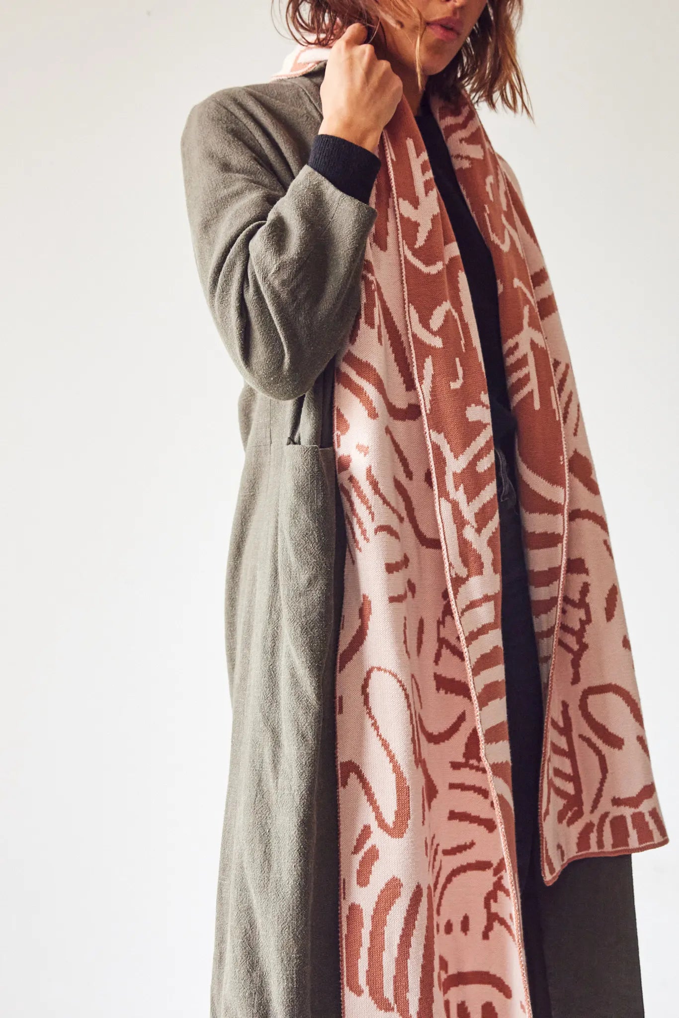 Organic Cotton Fold Scarf-zoom-7