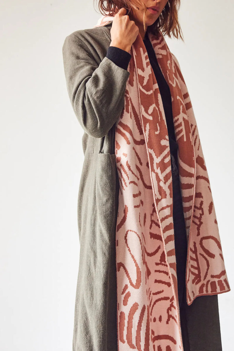 Organic Cotton Fold Scarf-zoom-
