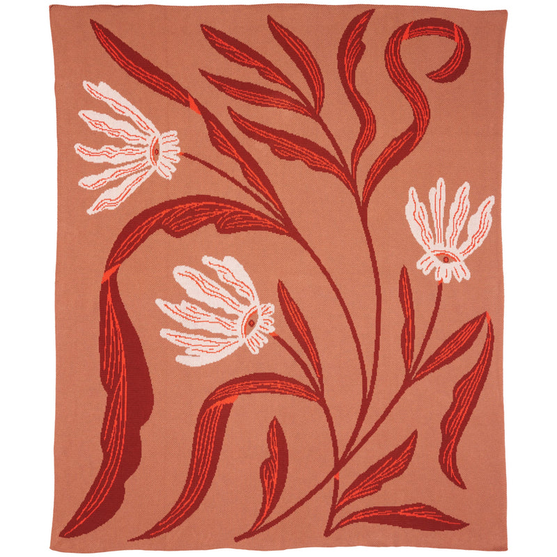 Flora Vision Throw Blanket-zoom-
