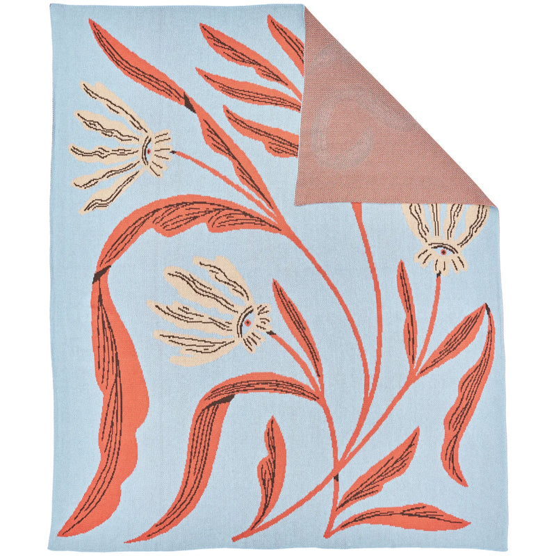 Flora Vision Throw Blanket-zoom-