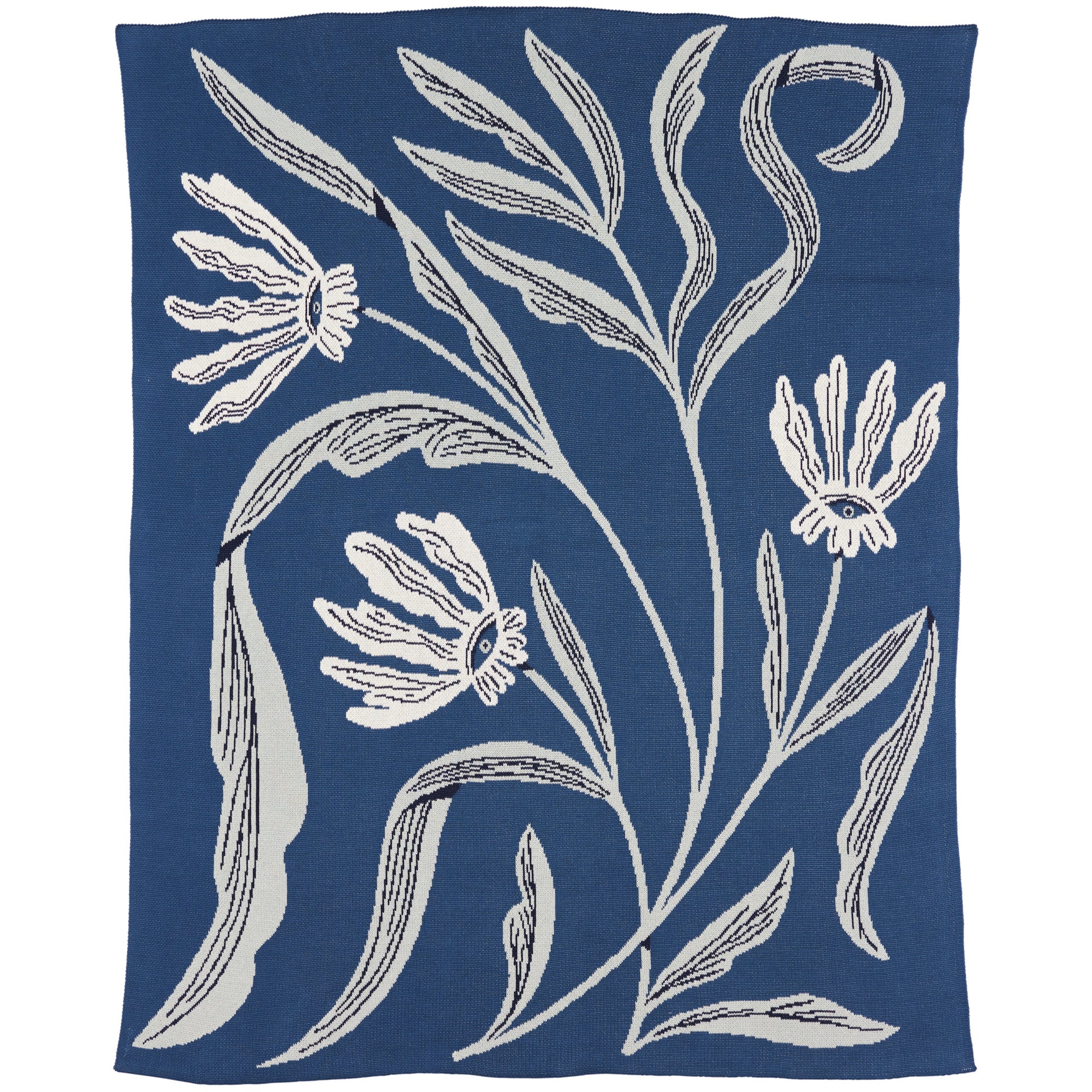 Flora Vision Throw Blanket-zoom-1