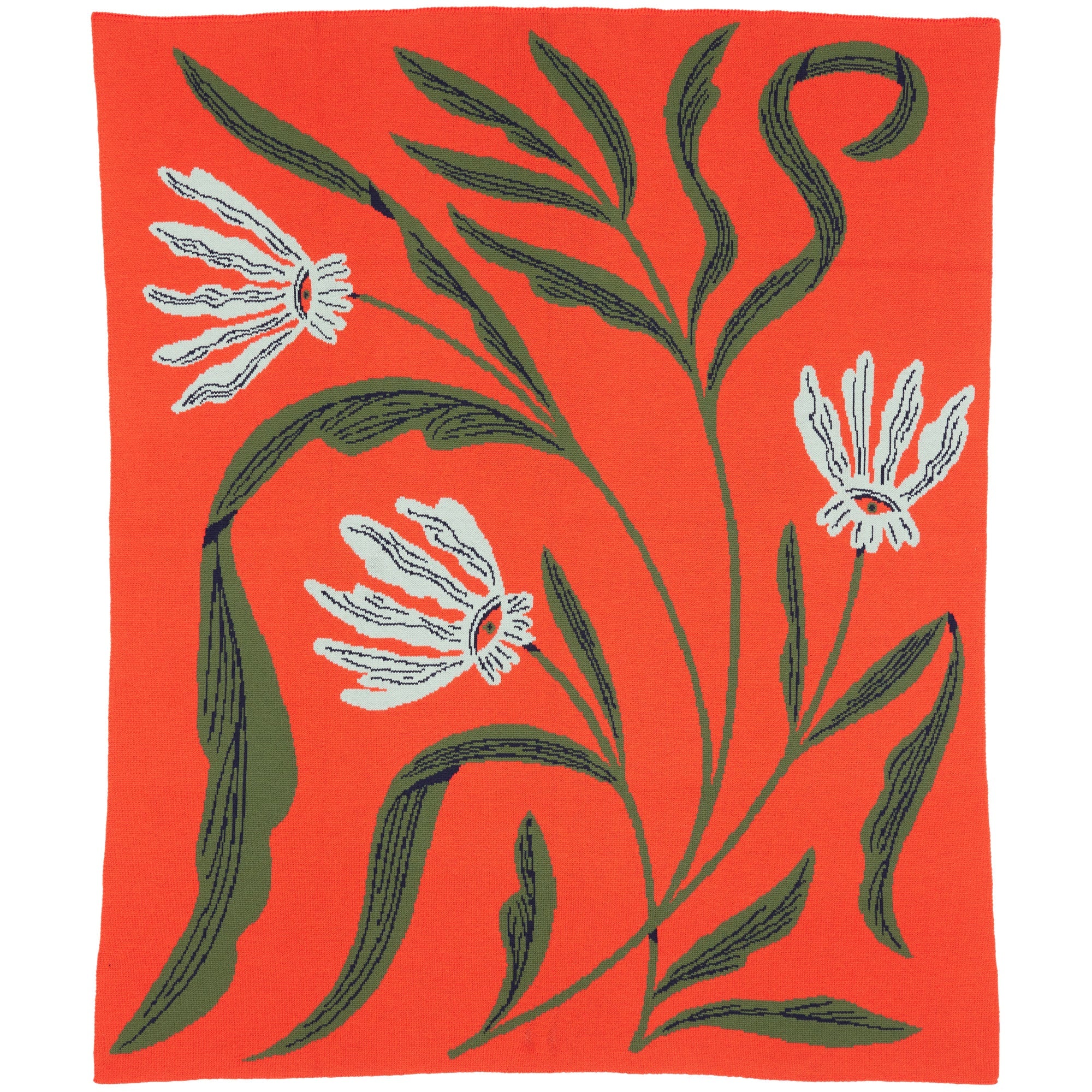 Flora Vision Throw Blanket-zoom-8