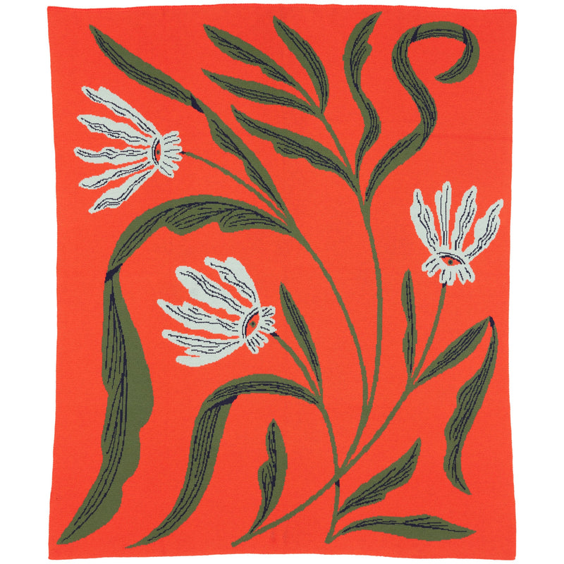 Flora Vision Throw Blanket-zoom-