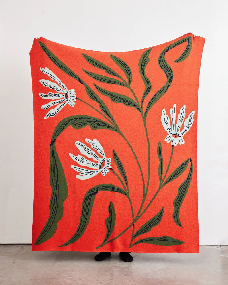 Flora Vision Throw Blanket-zoom-