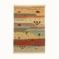 Desert Garden Kids Rug | Handmade Wool Rug for Nursery, Playrooms & Children’s Rooms - Aware House