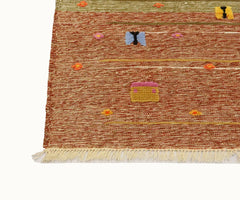 Twin Lambs Kids Rug | Handmade Wool Rug for Nursery, Playrooms & Children’s Rooms - Aware House