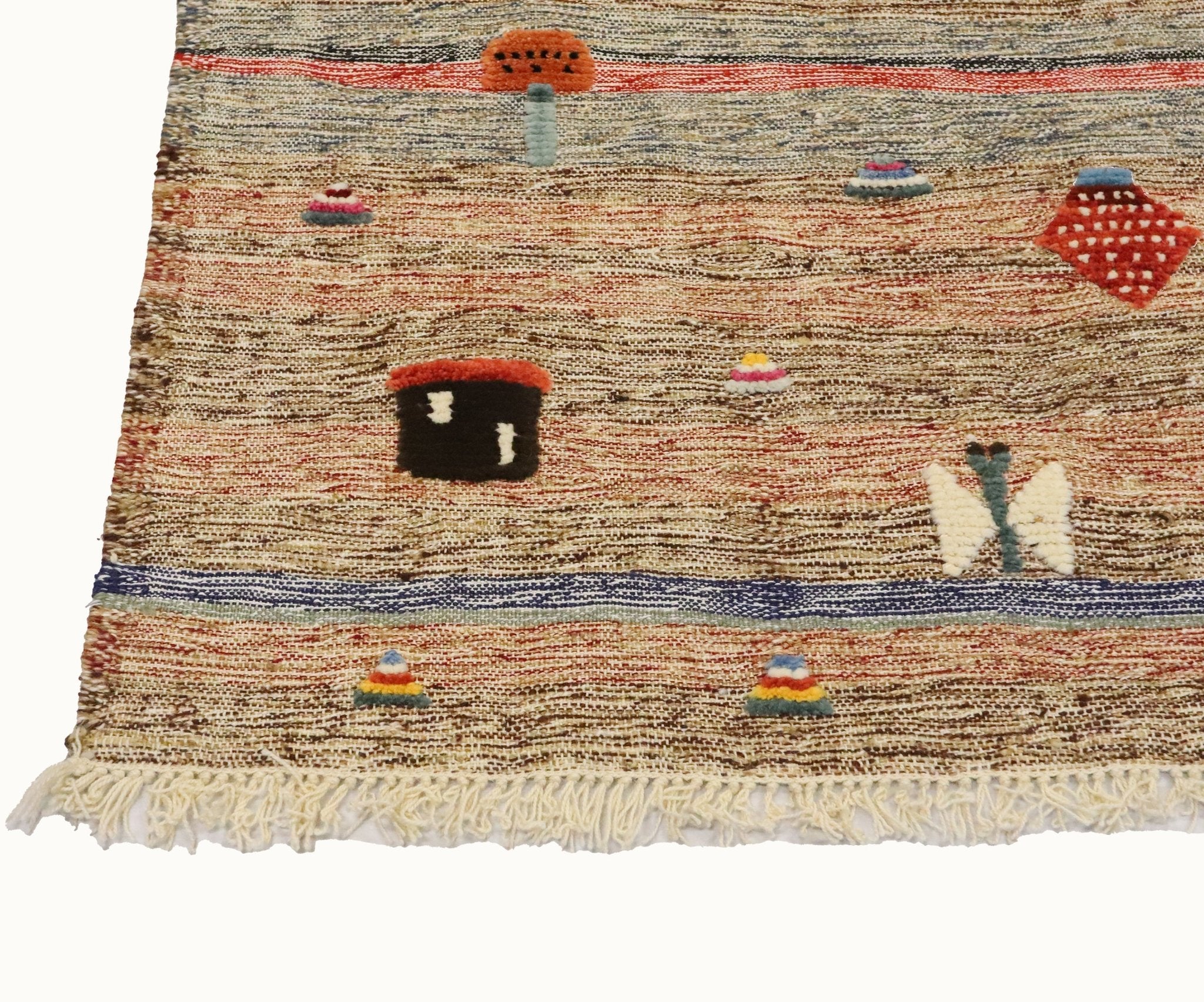 Sunset Farm Kids Rug | Handmade Wool Rug for Nursery, Playrooms & Children’s Rooms - Aware House