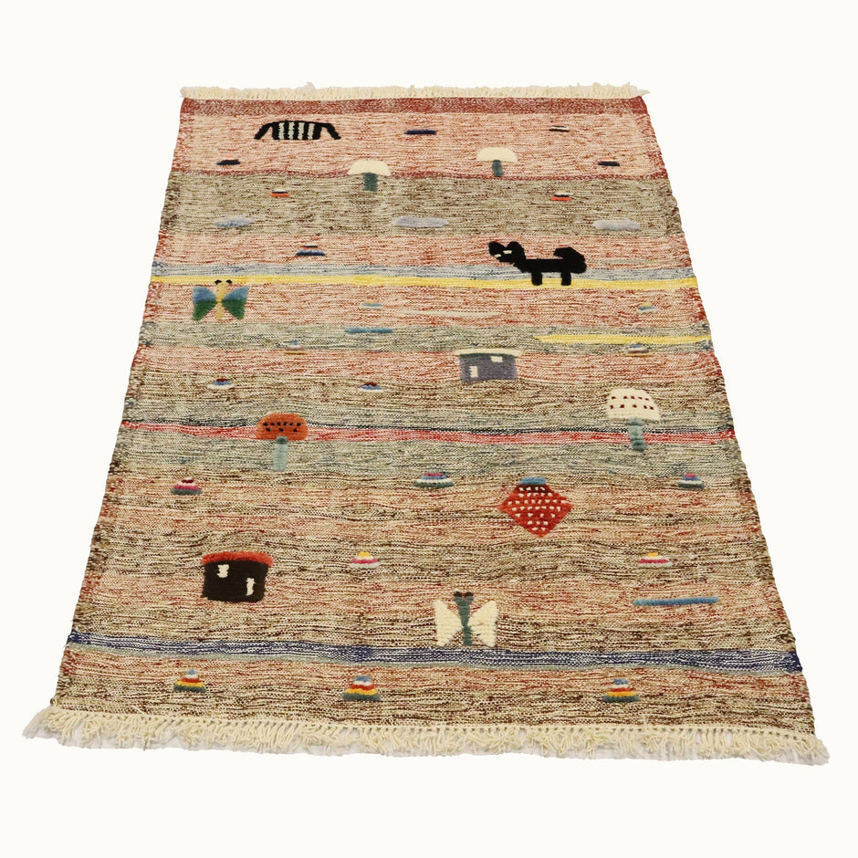 Sunset Farm Kids Rug | Handmade Wool Rug for Nursery, Playrooms & Children’s Rooms - Aware House