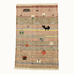 Sunset Farm Kids Rug | Handmade Wool Rug for Nursery, Playrooms & Children’s Rooms - Aware House