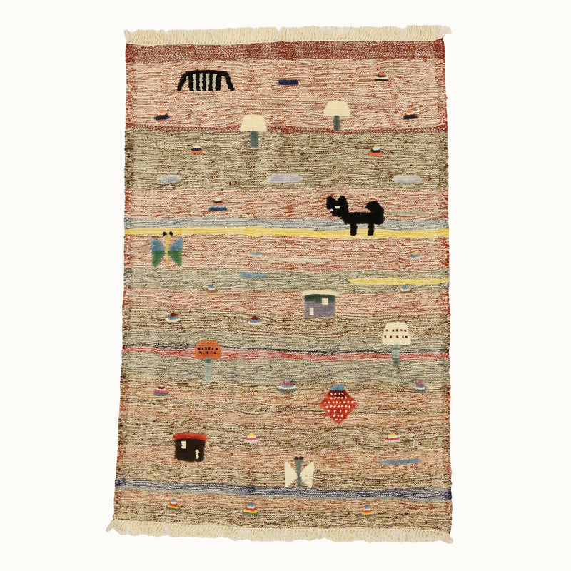 Sunset Farm Kids Rug | Handmade Wool Rug for Nursery, Playrooms & Children’s Rooms-zoom-