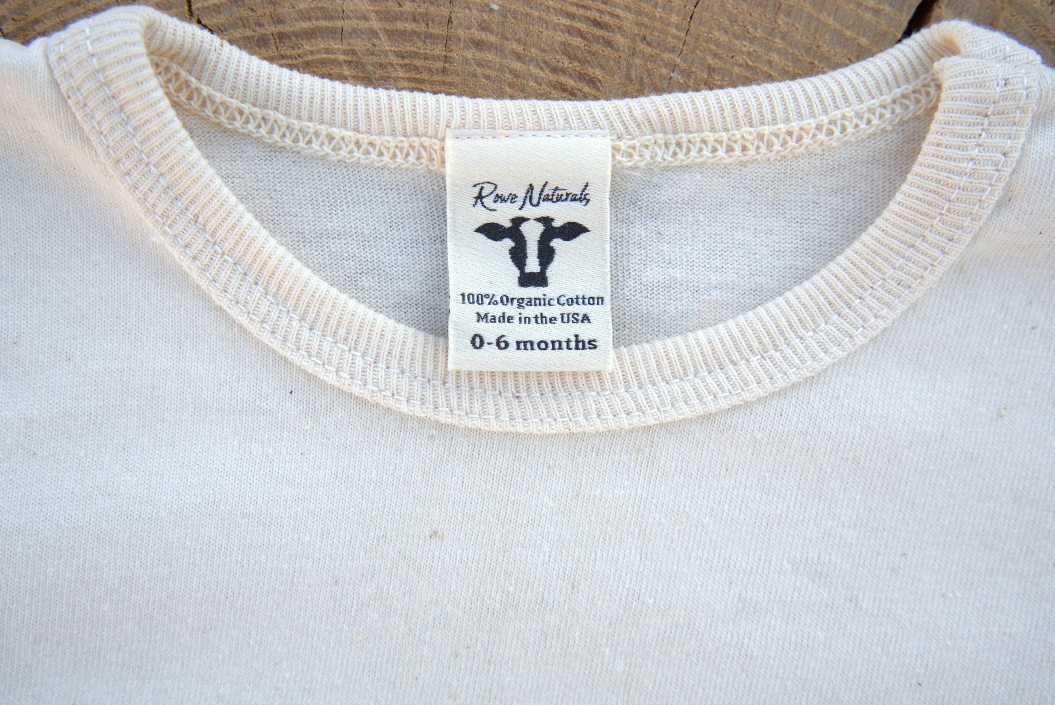 Organic Cotton Short Sleeve Baby T-shirt | Undyed-zoom-2