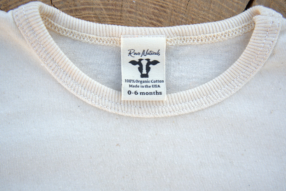 Organic Cotton Short Sleeve Baby T-shirt | Undyed
