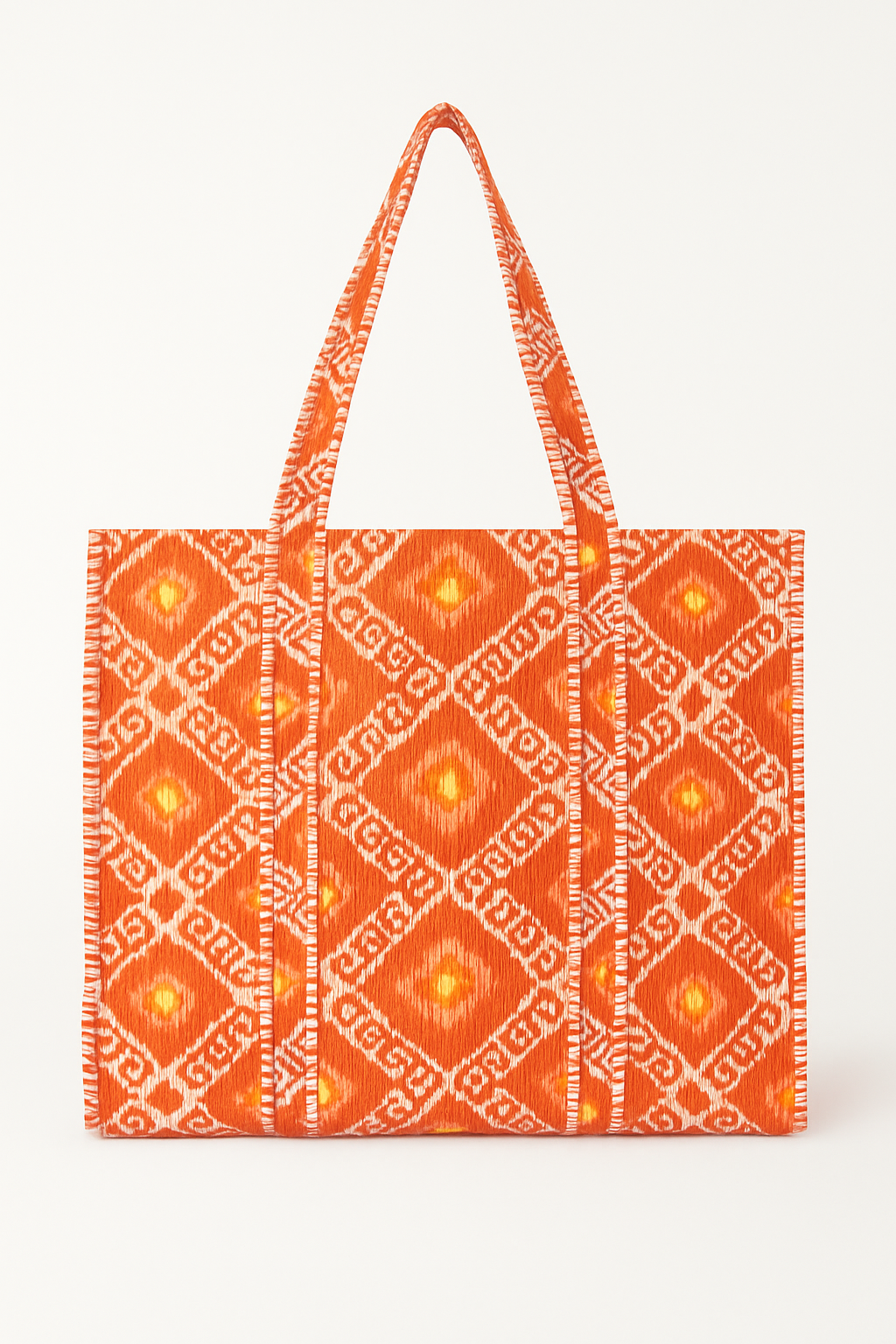 Orange Zig Zag Tote-zoom-1