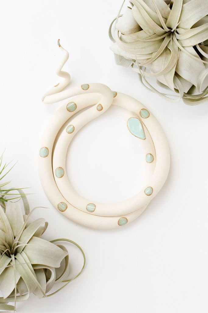 Large Ceramic Snake-3