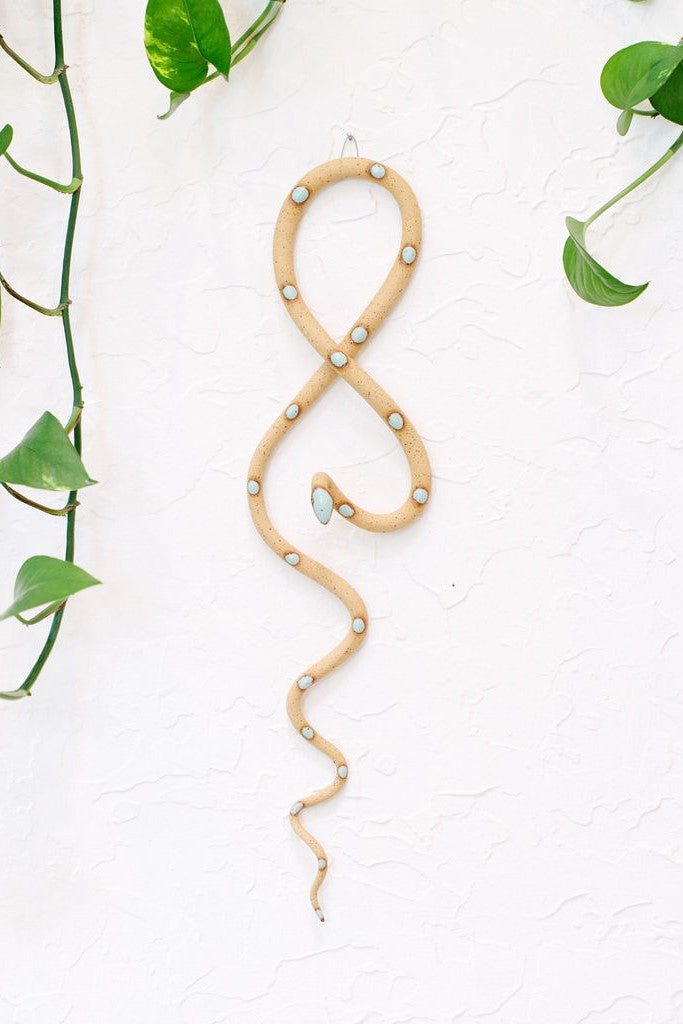 Ceramic Wall Snake