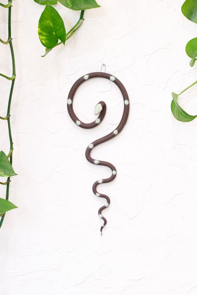 Medium Ceramic Wall Snake-2