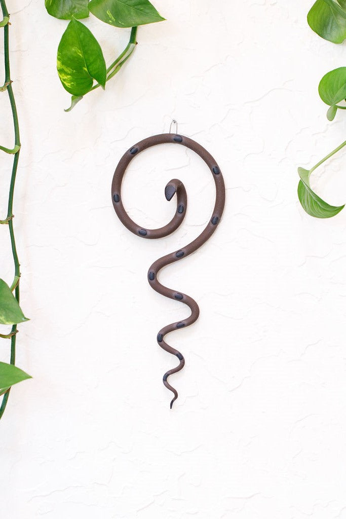 Medium Ceramic Wall Snake-zoom-