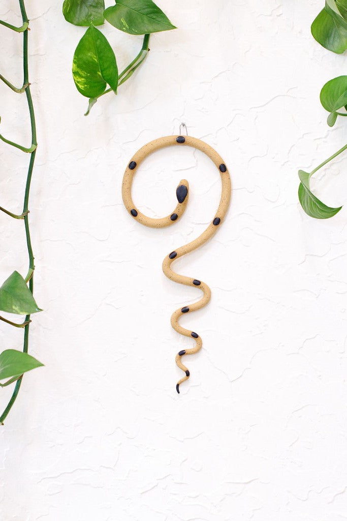 Medium Ceramic Wall Snake-zoom-