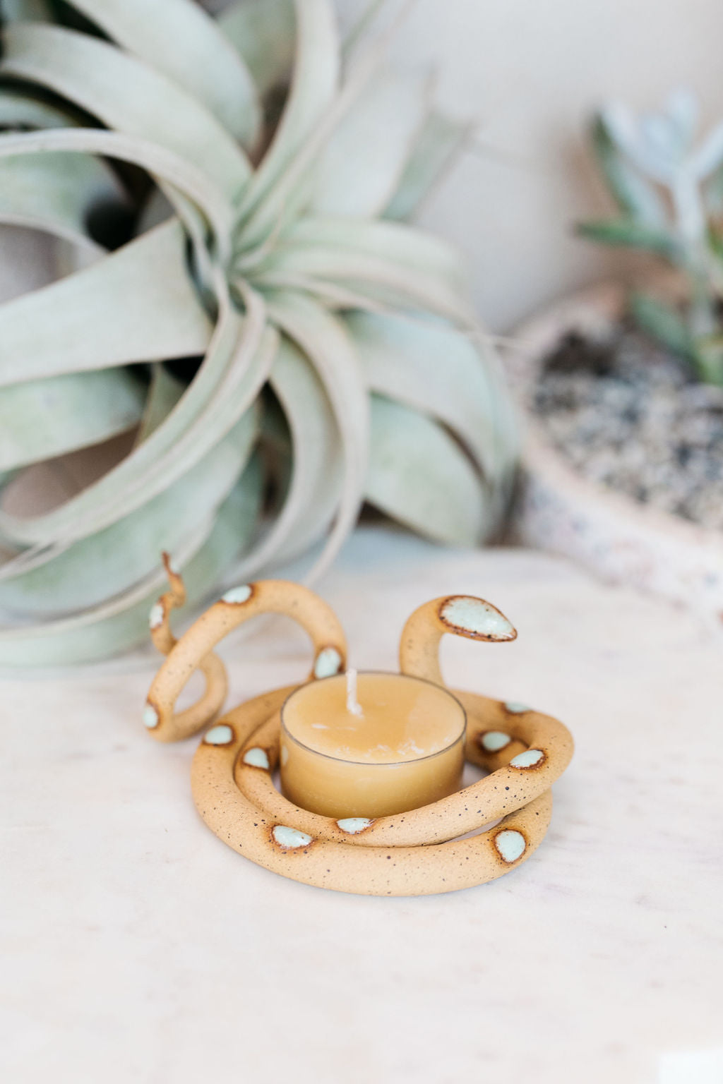 Ceramic Snake Tealight Holder-zoom-5